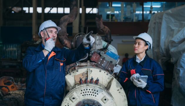 A team of engineers